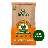 Beco Free Range Turkey with Pumpkin & Spinach Dry Food for Puppies   2kg