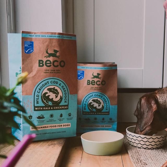 Beco Pets Eco Conscious MSC Cod & Haddock Dry Dog Food   2kg