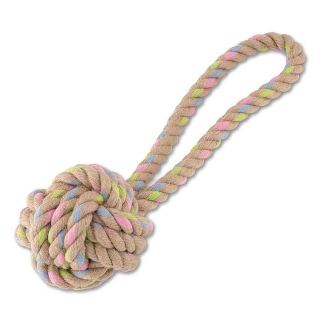 Beco Pets Hemp Ball on Hoop Dog Toy