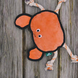 Beco Rough & Tough Recycled Dog Toy Crab