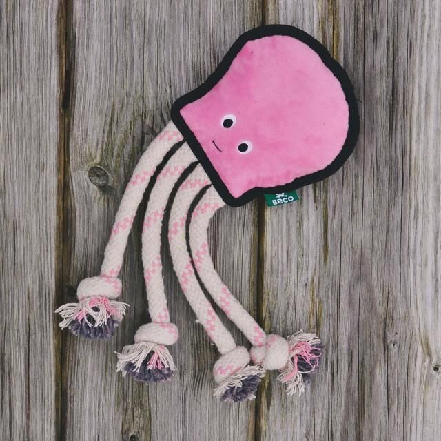 Beco Rough & Tough Recycled Dog Toy Octopus