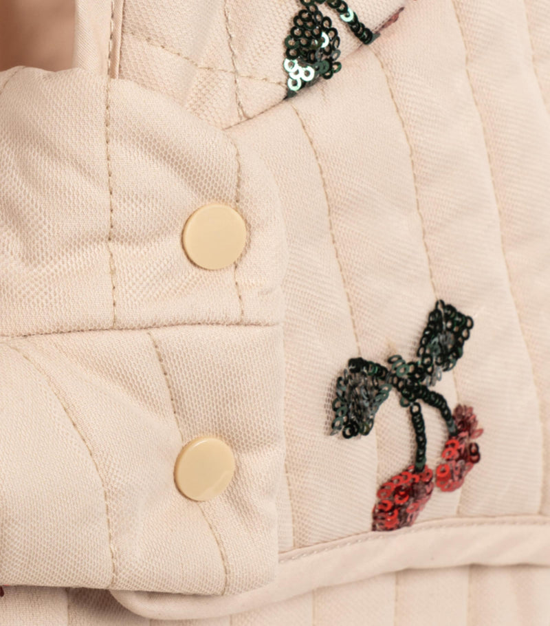 Konges Slojd sequinned Minnie doll pram, imported from the UK