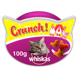 Whiskas Crunch Tasty Topping Adult Cat Treat Biscuits 100g GOODS Sainsburys   