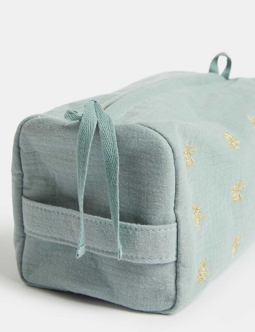 Bee Embroidered Cosmetic Bag - McGrocer