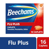 Beechams Flu Plus Cold Flu & Cough Relief with Paracetamol Caplets   16 per pack