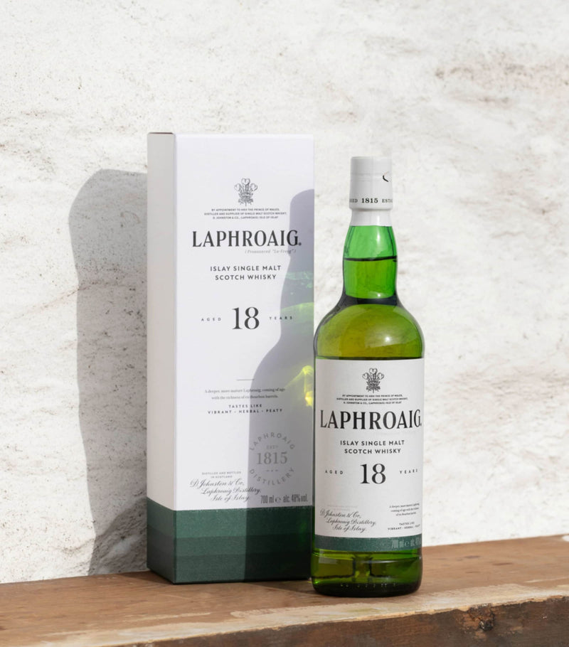 Laphroaig 18-Year-Old Scotch Whisky 70cl, UK version