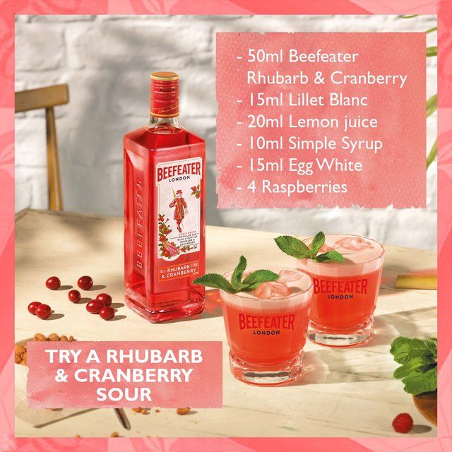 Beefeater Rhubarb Pink Gin   70cl