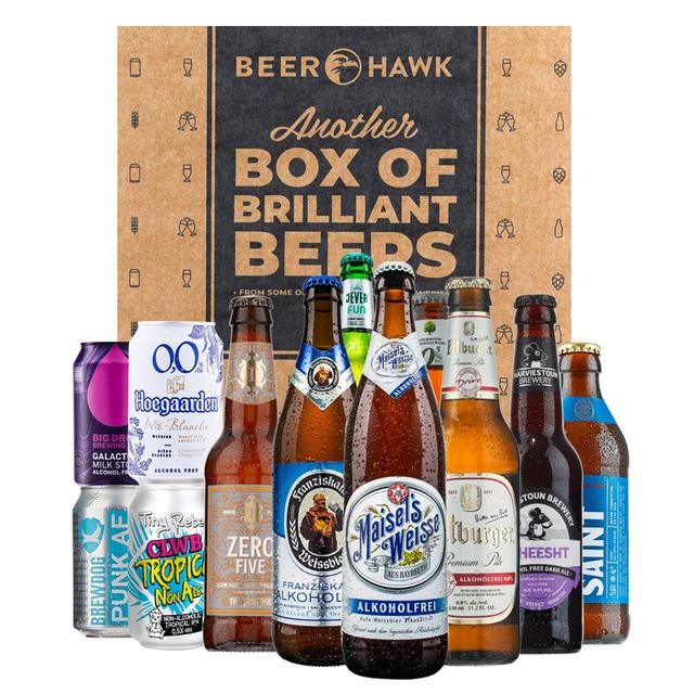 Beer Hawk No & Low Alcohol Craft Beer Mixed Case (12 Beers)