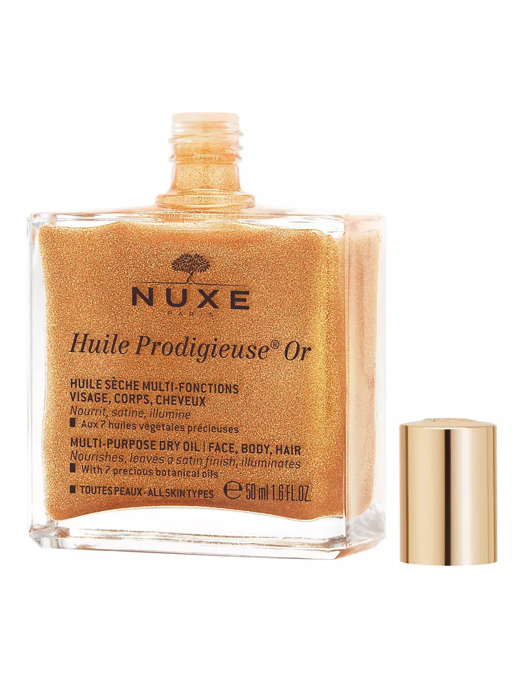 Huile Prodigieuse Multipurpose Golden Shimmer Oil 50ml