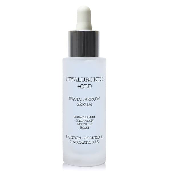 London Botanical Laboratories Hyaluronic Acid CBD Serum, imported from the UK