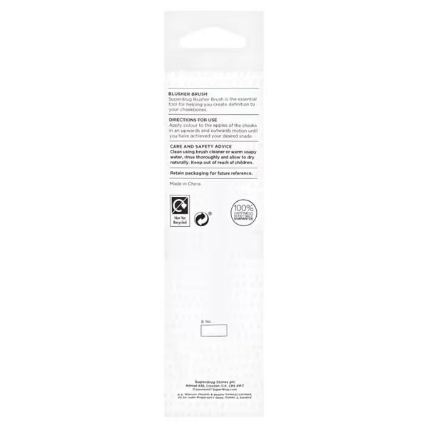 Superdrug blush brush cosmetic tool (British brand)