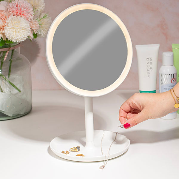 STYLPRO Melody Mirror rechargeable Bluetooth light-up mirror (British brand)