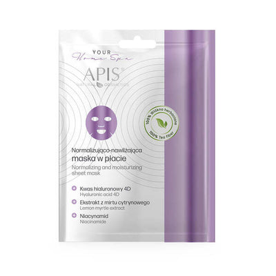 Superdrug Apis Normalising & Moisturising Sheet Mask 20g- Buy online at McGrocer