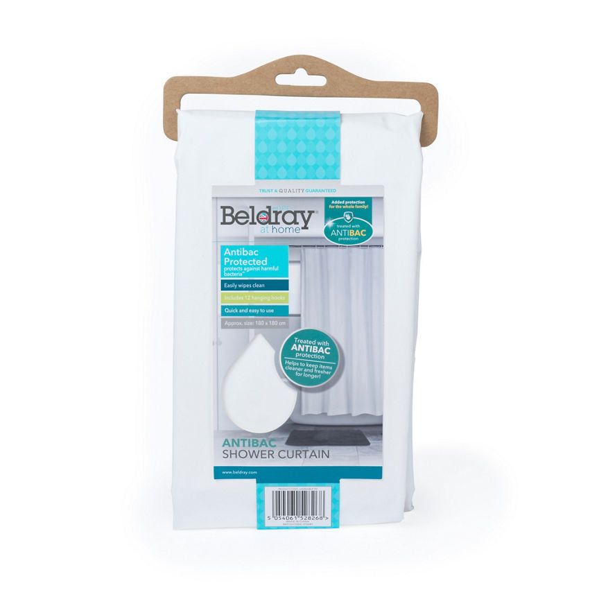 Beldray Antibac Shower Curtain