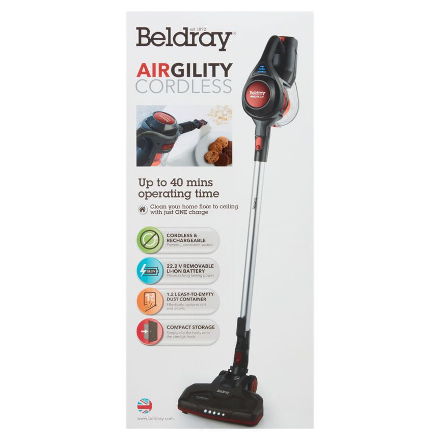 Beldray BEL0776 Airgility Cordless Handheld Vacuum Cleaner