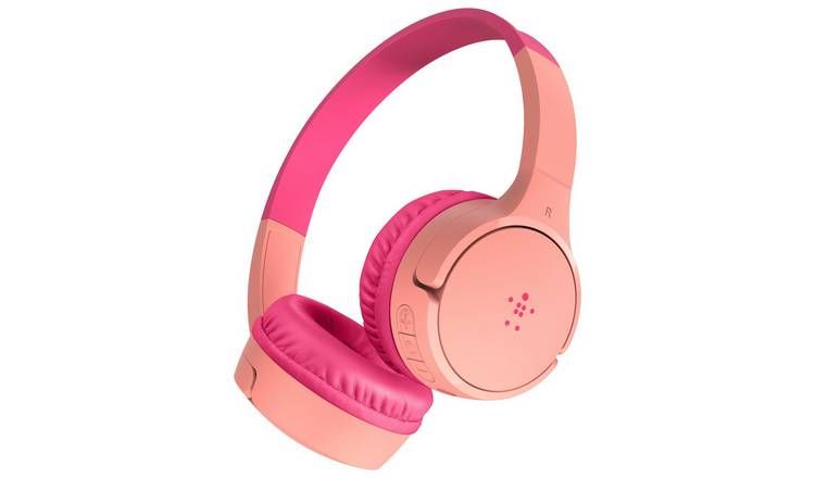 Belkin SoundForm Mini Kids Wireless On-Ear Headphones - Pink