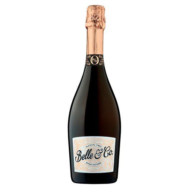 Belle & Co Rose Alcohol Free Sparkling Wine   75cl