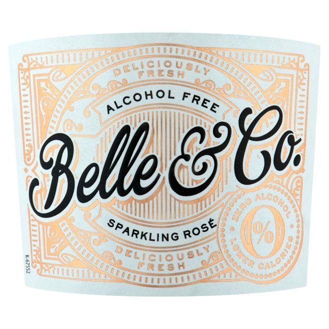 Belle & Co Rose Alcohol Free Sparkling Wine   75cl