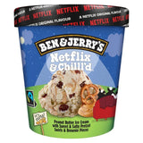 Ben & Jerry's Netflix & Chilll'd Peanut Butter Ice Cream Tub   465ml