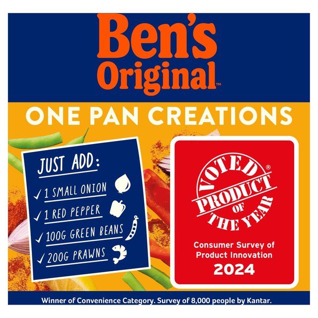 Ben's Original One Pan Spanish Paella Rice Meal   250g - McGrocer