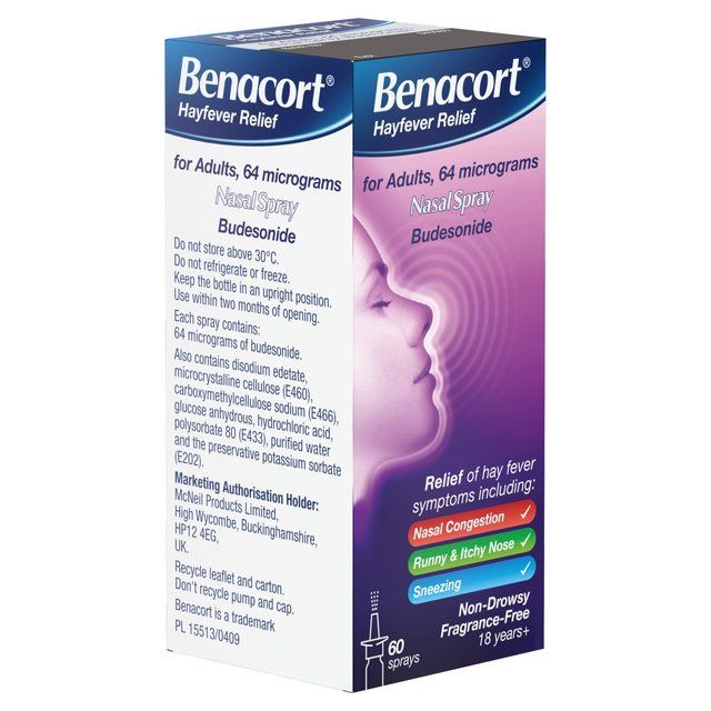 Benacourt Hayfever Relief Spray   10ml