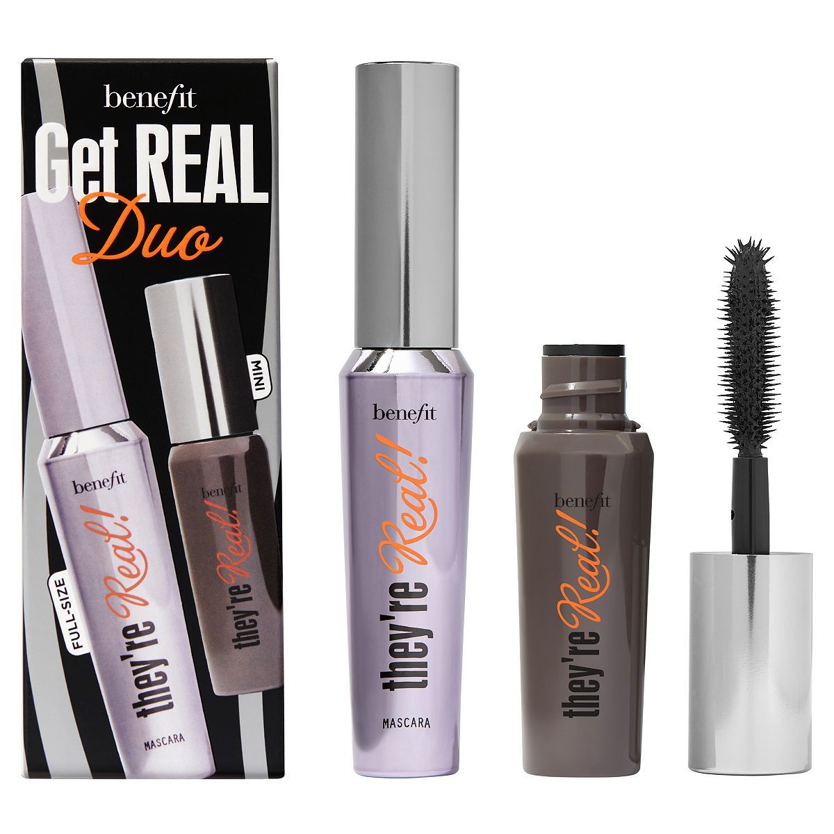 Benefit Get Real Duo - They're Real Mascara Booster Set (Worth £39) - McGrocer