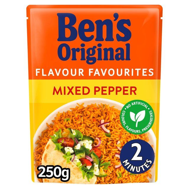 Bens Original Mixed Pepper Microwave Rice