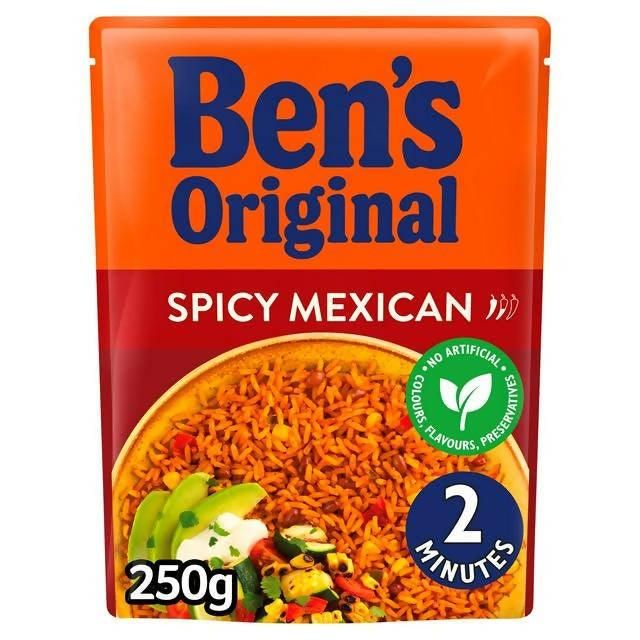 Bens Original Spicy Mexican Microwave Rice 250g