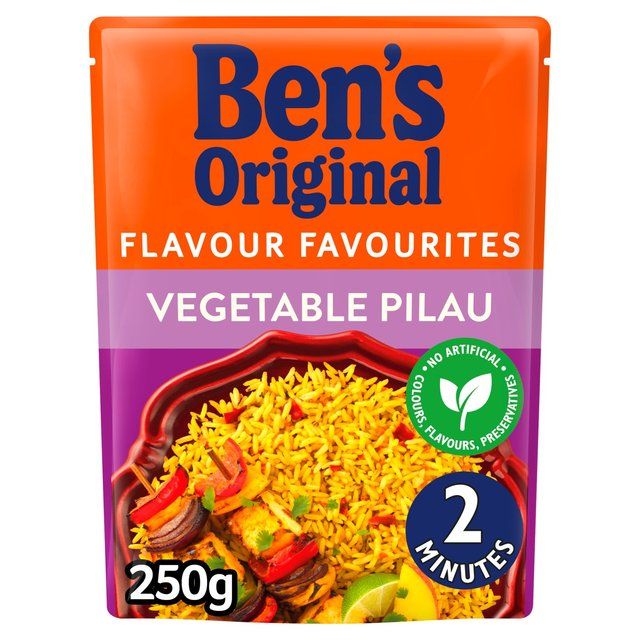 Bens Original Vegetable Pilau Microwave Rice