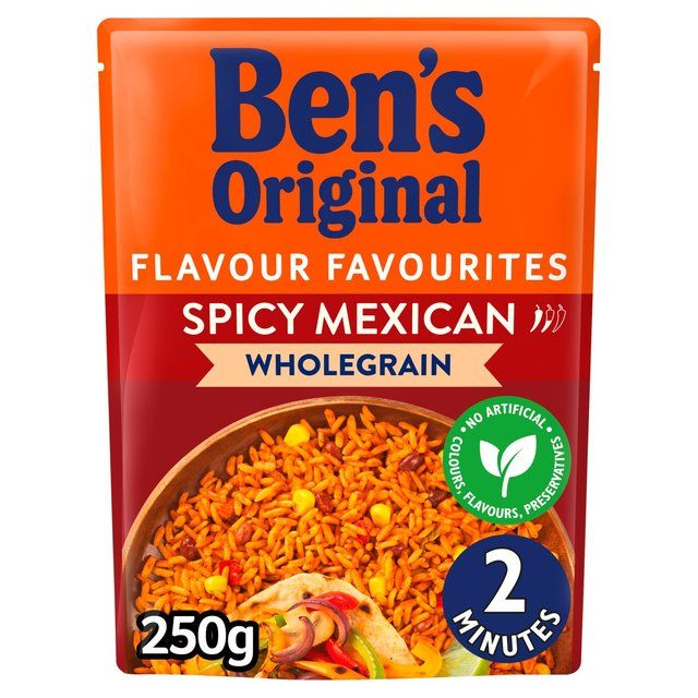 Bens Original Wholegrain Spicy Mexican Microwave Rice