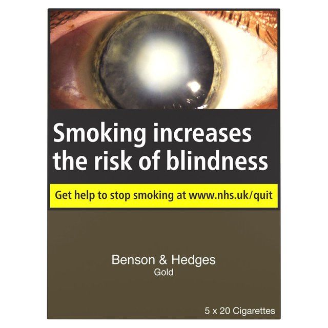 Benson & Hedges Gold   100 per pack