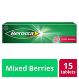 Berocca Mixed Berries Sugar Free Effervescent 15 Tablets