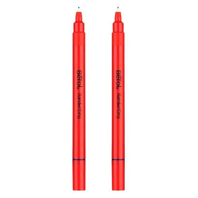 Berol Handwriting Pen Blue Ink   2 per pack