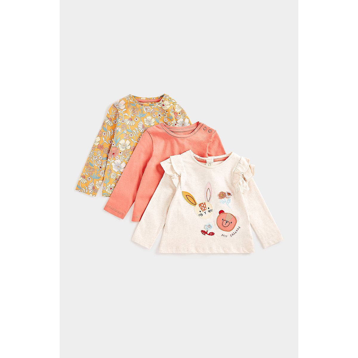 Best Friends Long-Sleeved T-Shirts - 3 Pack - McGrocer