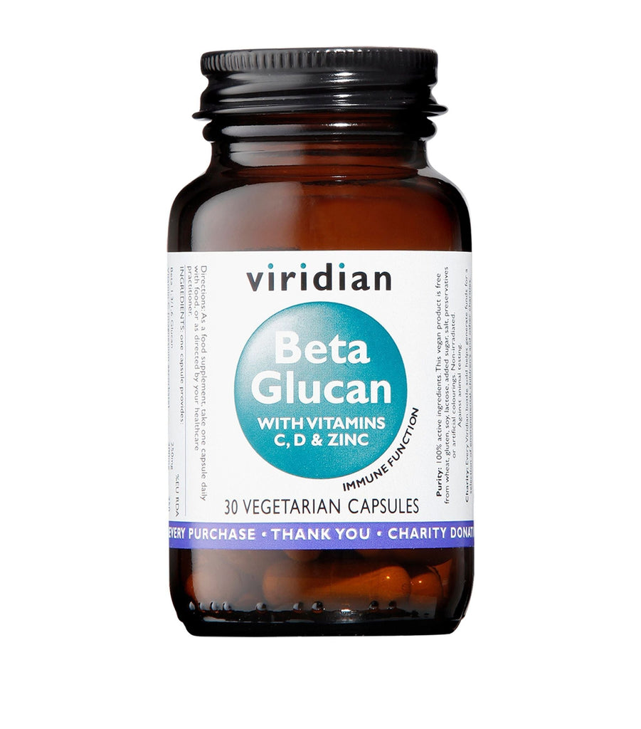 Beta Glucan with Vitamins C, D & Zinc (30 Capsules)