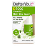 BetterYou D3000 Vitamin D Daily Oral Spray 15ml