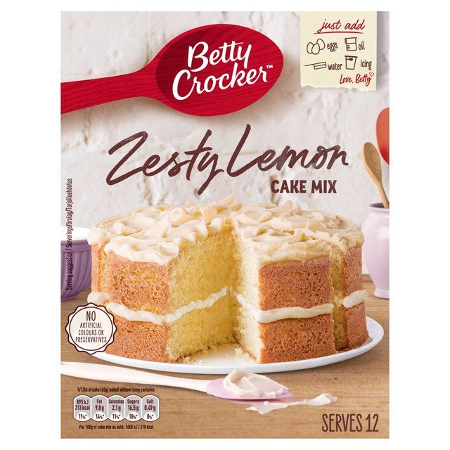 Betty Crocker Zesty Lemon Cake Mix