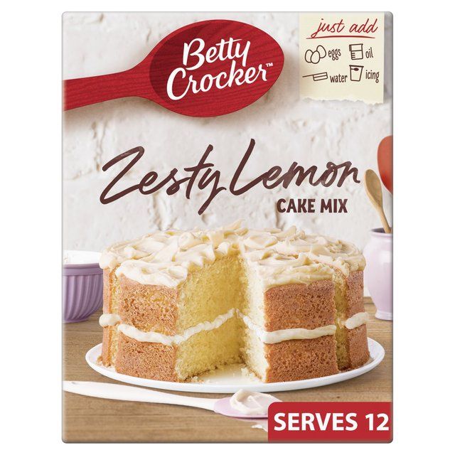 Betty Crocker Zesty Lemon Cake Mix   425g