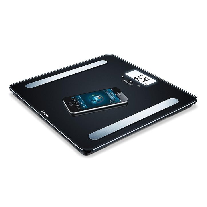 Beurer Diagnostic Bathroom Scale with HealthManager App, BF600 Black