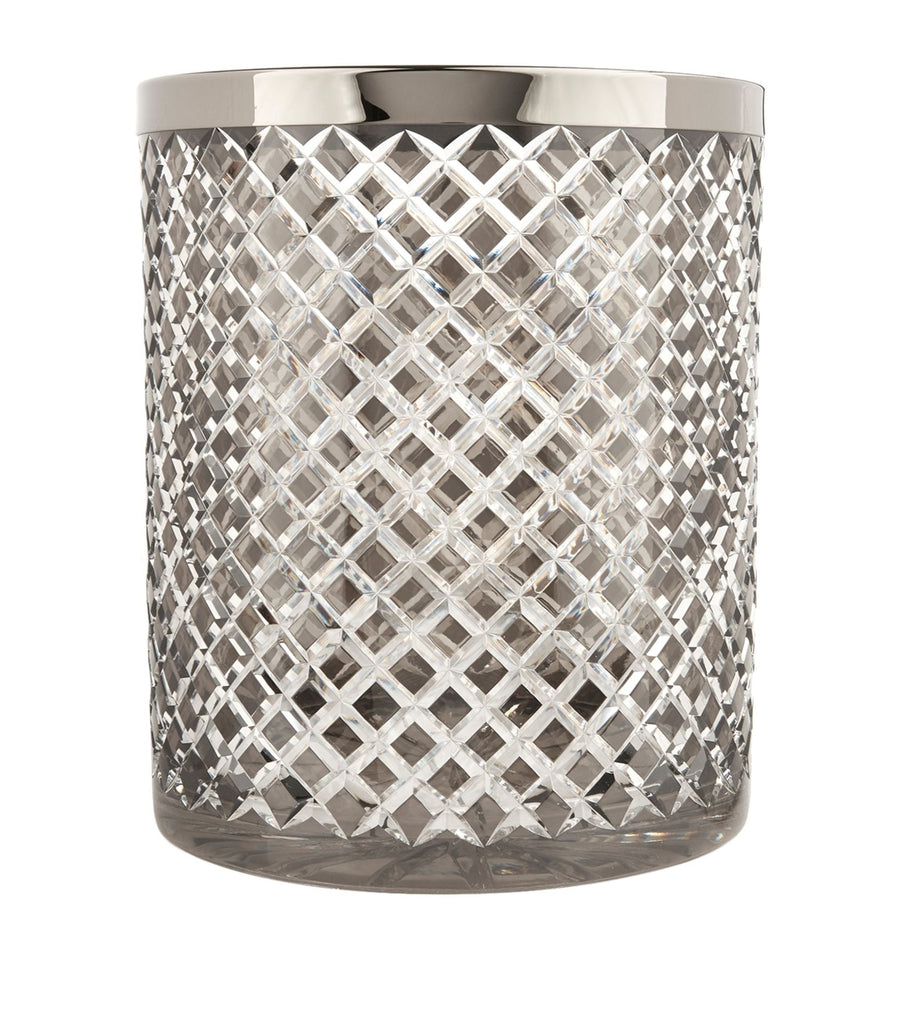 Bevelled Crystal Bin