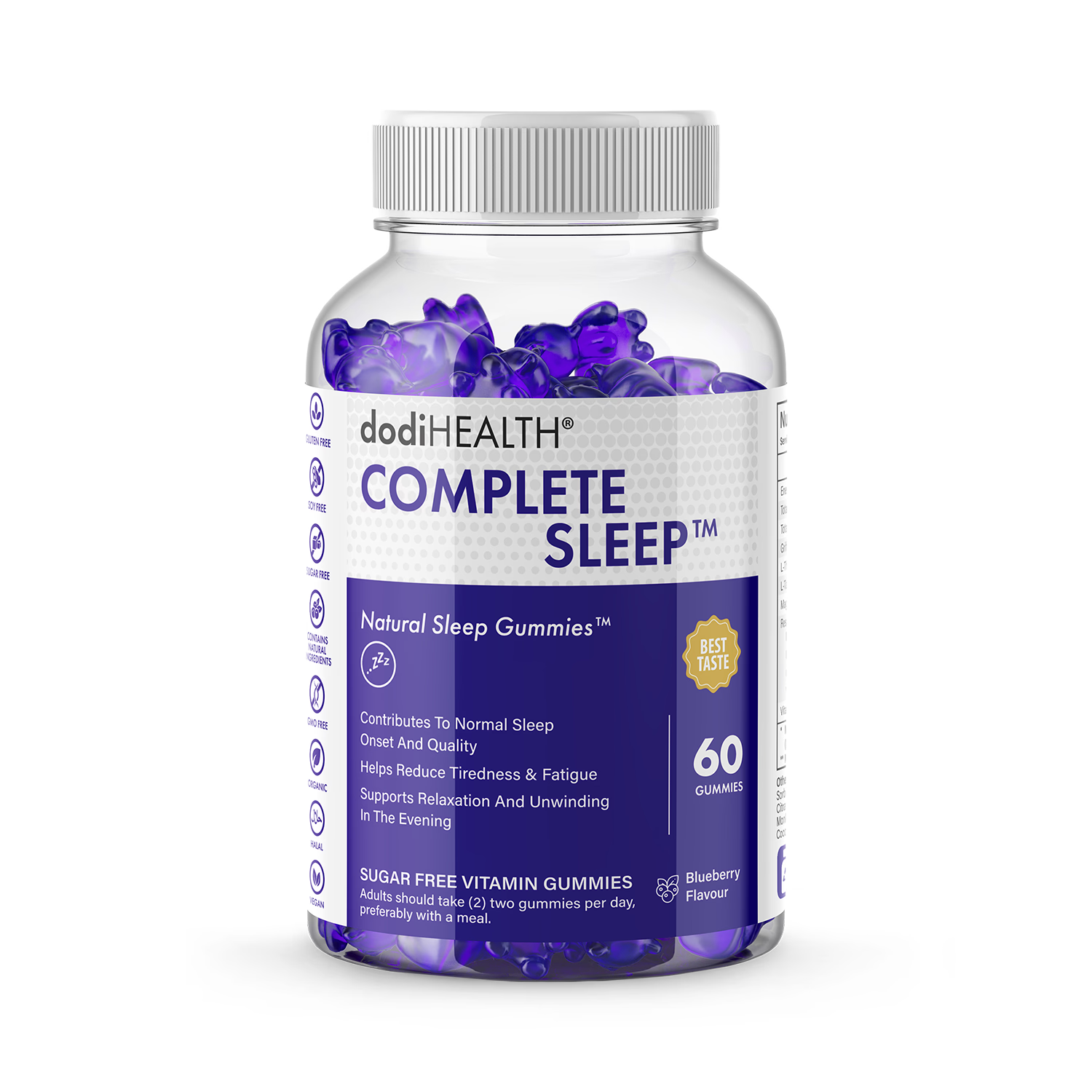Dodi Health Complete Sleep Gummies - British product