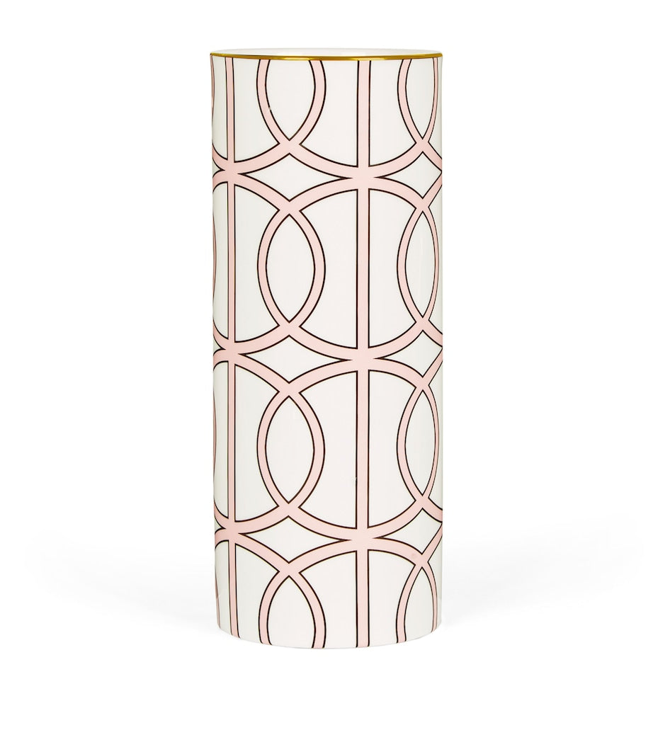 O.W. London tall bone china loop vase 22.5cm - British product