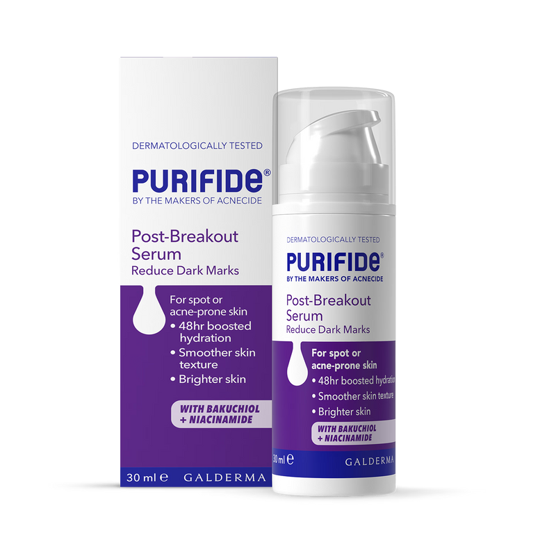 Purifide Post-Breakout Serum 30ml, imported from the UK