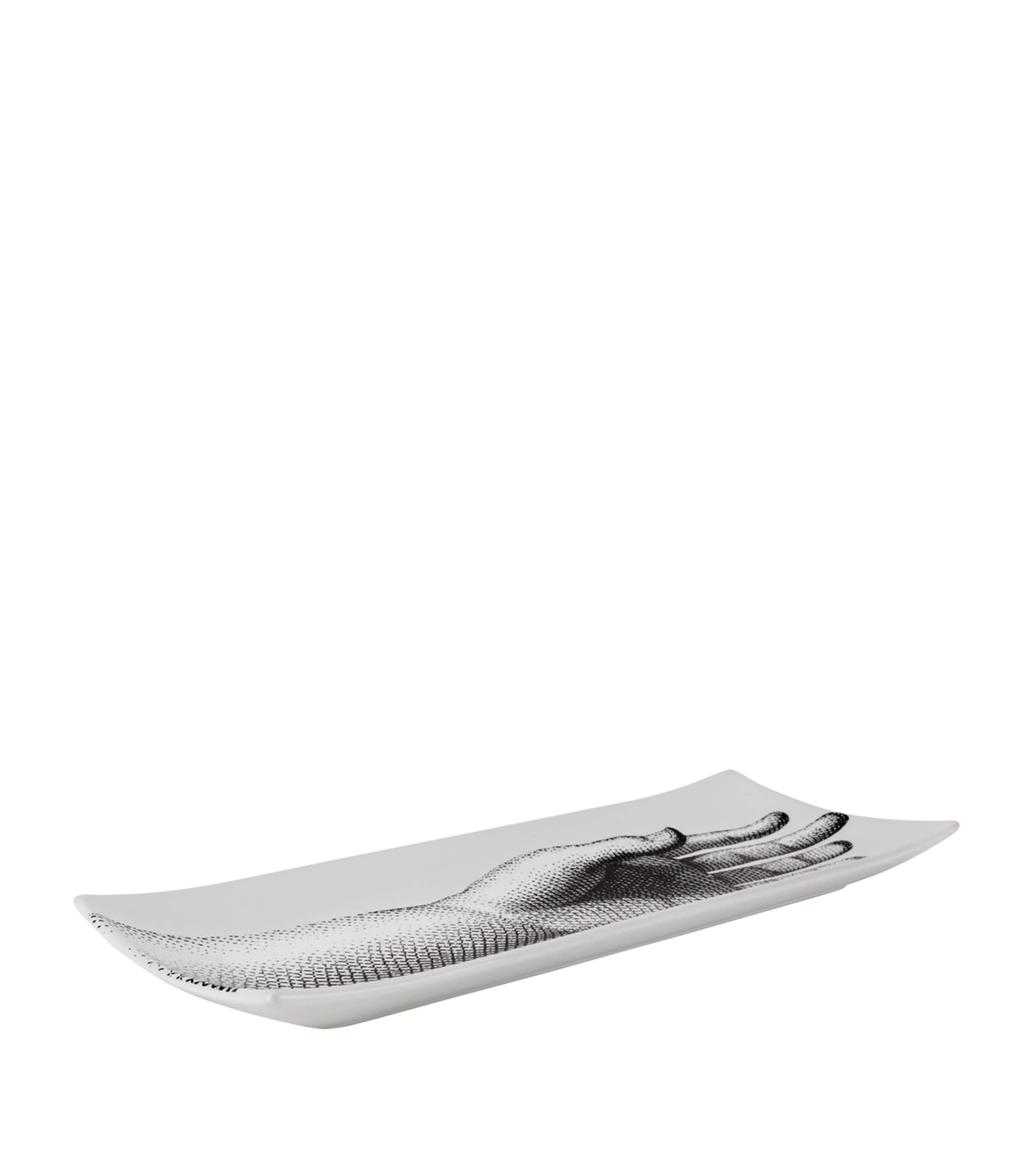 Fornasetti Mano rectangular tray 38cm x 14cm - British product