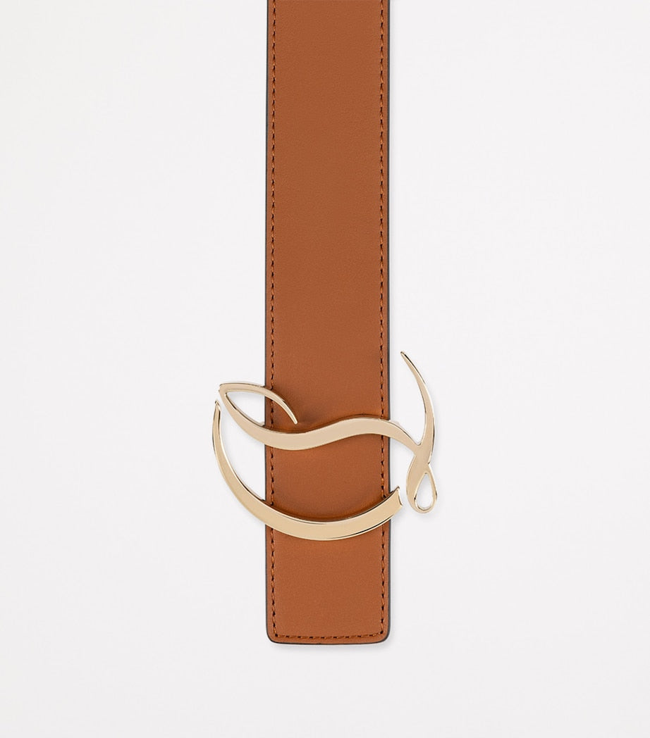 Christian Louboutin CL Logo Leather belt - British product