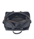 Aspinal of London nylon gym bag with leather trims, UK version
