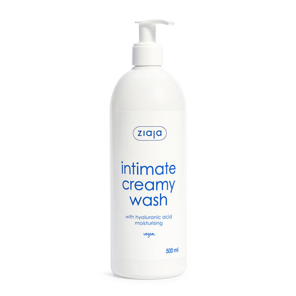 Ziaja intimate moisturising wash with hyaluronic acid 500ml, UK version