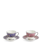 Wedgwood Florentine teacup and saucer set of 2 (British brand)