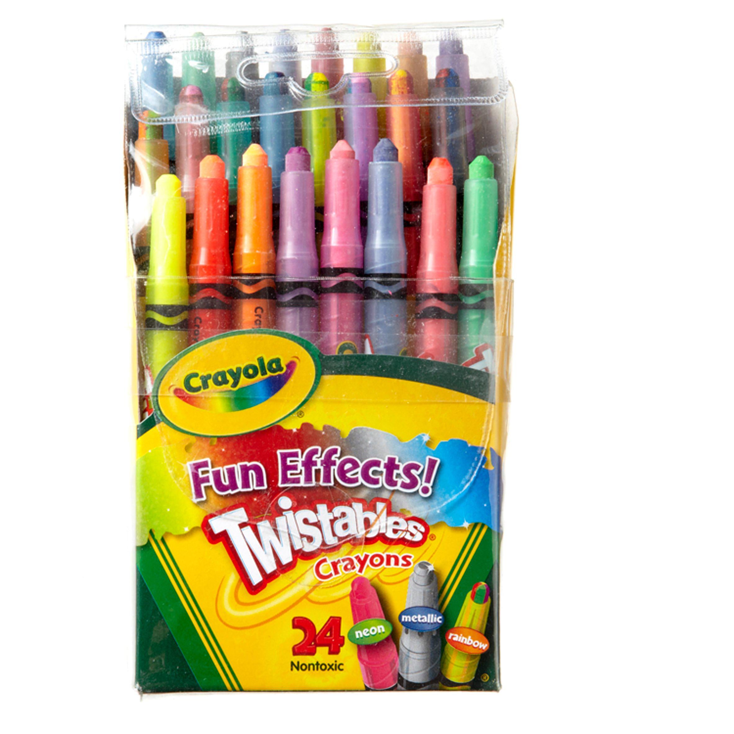 Crayola Fun Effects Twistable Crayons 24pk GOODS Sainsburys   