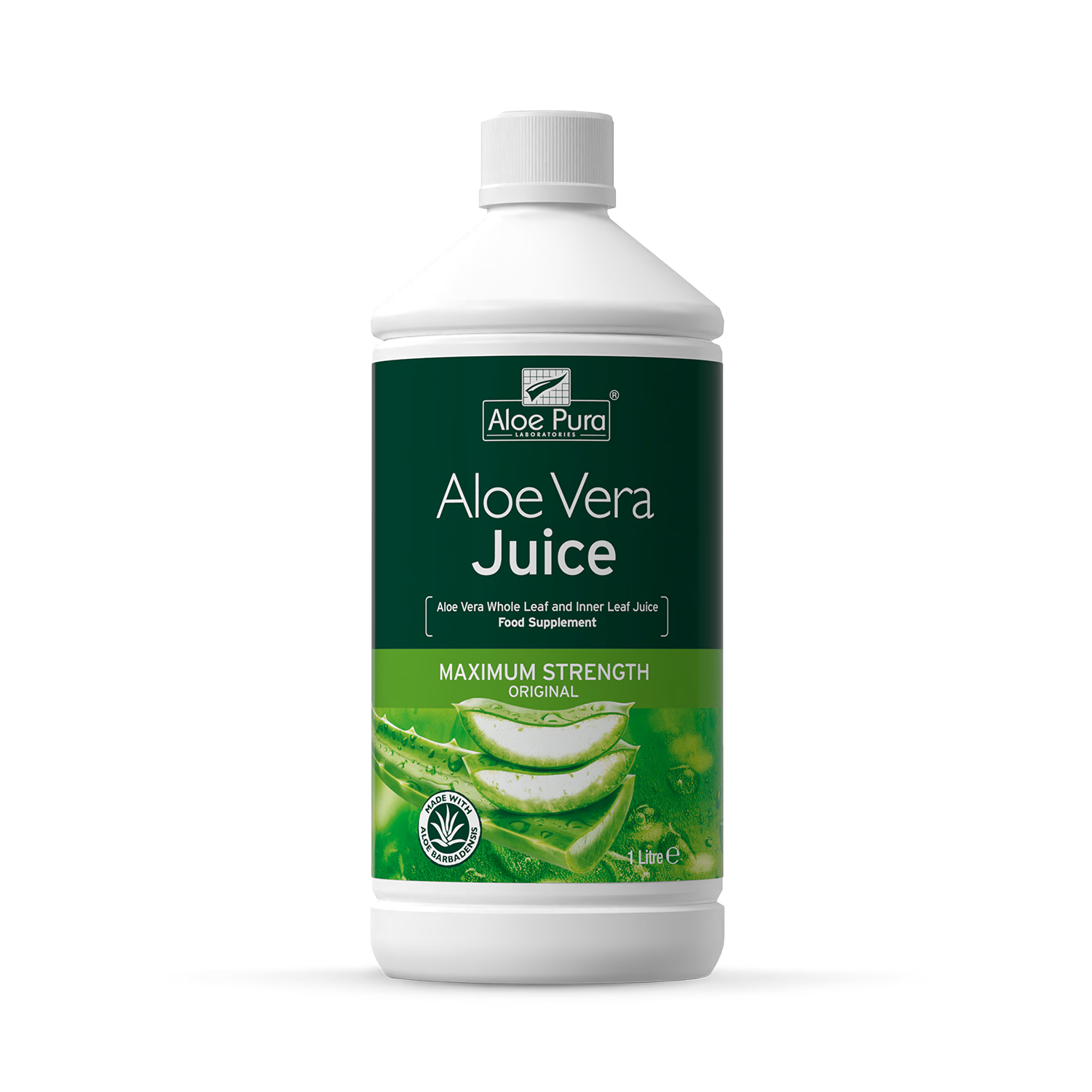Aloe Pura Maximum Strength Aloe Vera Juice 1000ml - British product